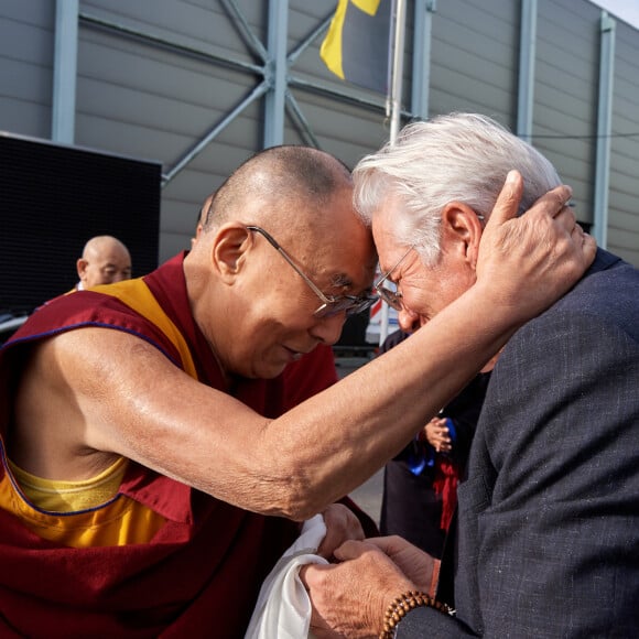 Richard Gere assiste à une lecture du Dalaï Lama à Rotterdam le 16 septembre 2018.