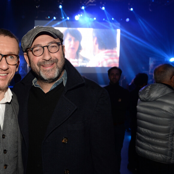 Semi-exclusif - Dany Boon et Kad Merad - After-party du film "La Ch'tite Famille" à la discothèque Yoyo à Paris, France, le 14 février 2018. Evènement organisé par Five Eyes Production. © Rachid Bellak/Bestimage