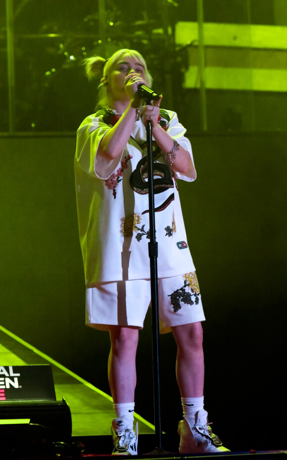 Billie Eilish lors du concert Global Citizens 2021 au coeur de Central Park à New York City, New York, etats-Unis, le 25 septembre 2021. 