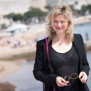 Cécile Bois - Photocall du film "Candice Renoir" au Miptv de Cannes le 7 avril 2014.