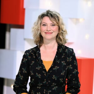 Exclusif - Cécile Bois - Enregistrement de l'émission "Vivement Dimanche prochain" au studio Gabriel à Paris, présentée par M.Drucker et diffusée le 28 avril 2019 sur France 2. Le 10 avril 2019 © Guillaume Gaffiot / Bestimage