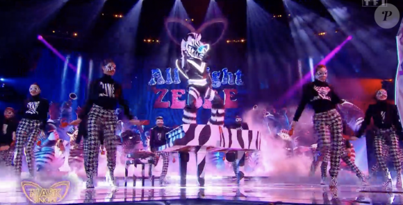 La performance du mystérieux zèbre dans Mask Singer (TF1) ce 28 avril 2023