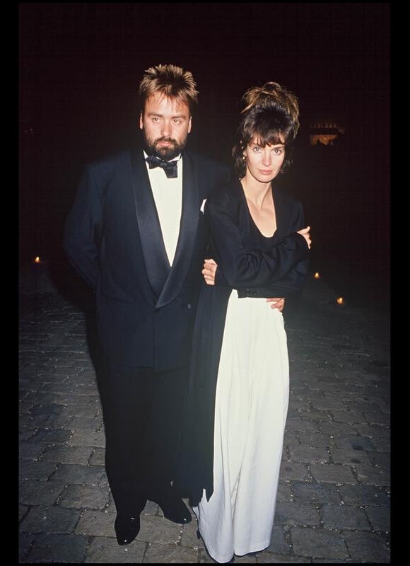 Anne Parillaud et Luc Besson en 1990