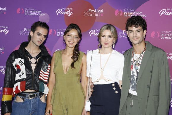 Nicolas Anselmo, Zoi Severin, Mickael MittelStadt  - 61e Festival de Televison de Monte-Carlo le 18 juin 2022. © Denis Guignebourg / Bestimage