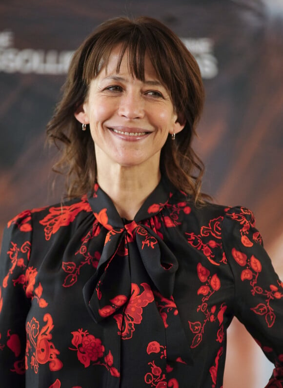 Sophie Marceau au photocall du film "Tout s'est bien passé" à l'hôtel "Barcelo Torre" à Madrid, le 27 janvier 2022. 