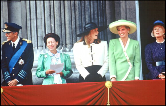 La princesse Margaret, Sarah Ferguson, la princesse Lady Diana et la duchesse de Kent