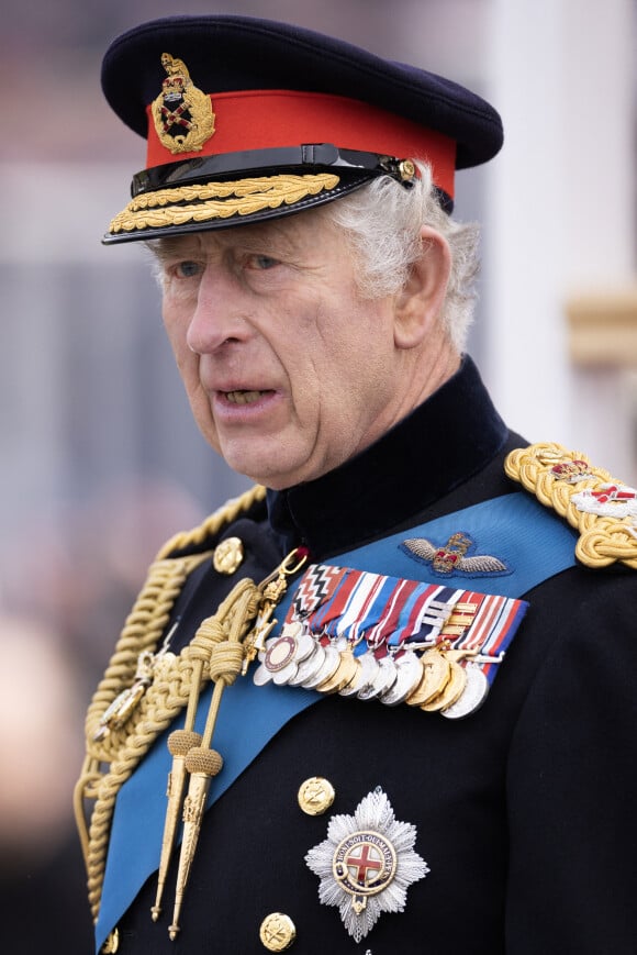 <p>Le couronnement du roi Charles III s'approche et s'organise.</p>
<p>Le roi Charles III d'Angleterre assiste à la 200ème édition de la Sovereign's Parade (Parade du souverain) à l'académie militaire royale Sandhurst à Camberley.</p>
<p></p>