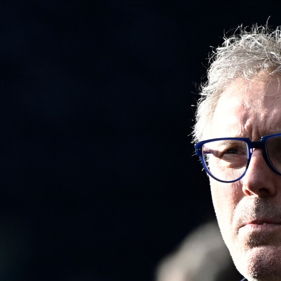 Laurent Blanc ( entraineur Lyon ) - - Match de Football de Ligue 1 Uber Eats Angers vs Lyon (1-3) à Angers, France, le 25 Février 2023. Federico Pestellini / Panoramic / Bestimage 