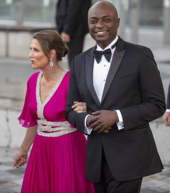 La princesse Märtha Louise de Norvège, Durek Verrett - Soirée de gala à l'occasion du 18 ème anniversaire de la princesse Ingrid Alexandra de Norvège à Oslo, le 16 juin 2022. 