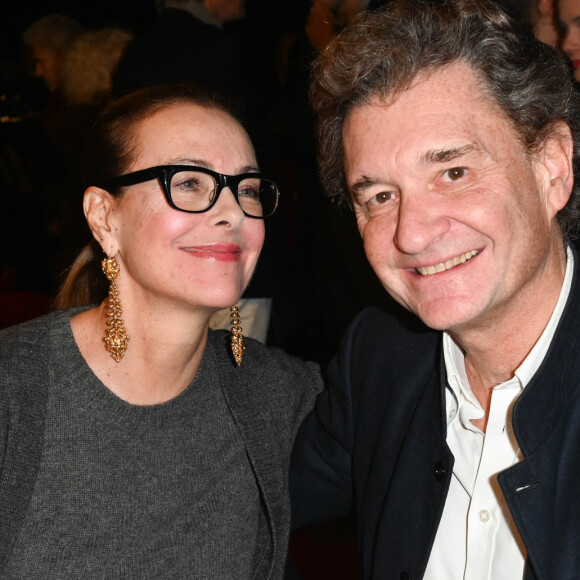 Le couple avait fait une dernière apparition ensemble au mois de décembre 2022
Exclusif - Carole Bouquet et Philippe Sereys de Rothschild au spectacle "Cabaret" lors de la soirée de réouverture du Lido à Paris le 1er décembre 2022. © Coadic Guirec/Bestimage