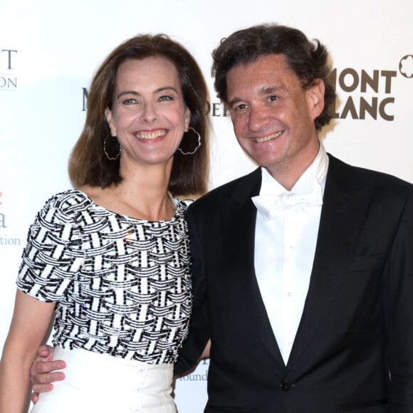 C'est à Cannes en 2014 qu'il était apparu côte à côte
Carole Bouquet et Philippe Sereys de Rothschild - Soirée "Global Gift Gala" lors du 67ème festival international du film de Cannes, le 16 mai 2014.