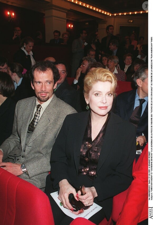 Catherine Deneuve et Christian Vadim au théâtre de la Madeline à Paris.
© Rindoff-Paterson / Bestimage