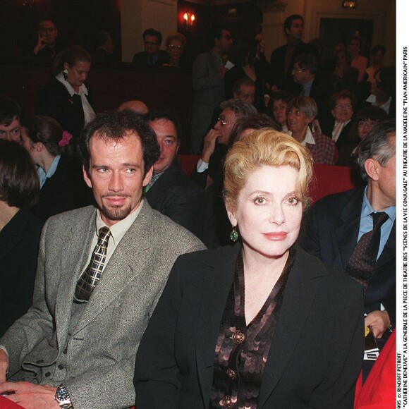 Catherine Deneuve et Christian Vadim au théâtre de la Madeline à Paris.
© Rindoff-Paterson / Bestimage