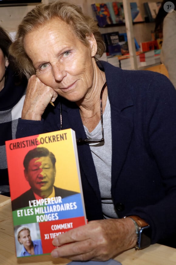 Christine Ockrent - Festival du Livre de Paris 2023 au Grand Palais Éphémère à Paris le 22 avril 2023. © Cedric Perrin / Bestimage 