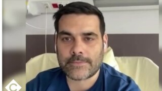 "Si je peux être debout..." : Matthieu Lartot, filmé à l'hôpital avant l'amputation, il évoque son nouveau défi