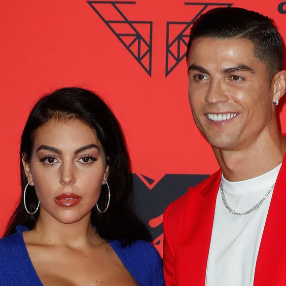 Cristiano Ronaldo et sa compagne Georgina Rodriguez à la soirée MTV European Music Awards 2019 (MTV EMA’s) au FIBES Conference and Exhibition Centre à Séville en Espagne, le 3 novembre 2019