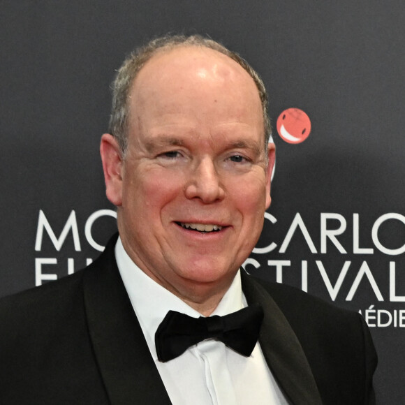 Le prince Albert II de Monaco durant la soirée de clôture du 20eme Monte Carlo Film Festival de la Comédie, au Grimaldi Forum à Monaco. Le 29 avril 2023. © Bruno Bebert / Bestimage