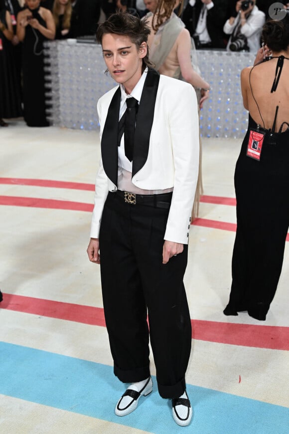 Kristen Stewart - Les célébrités arrivent à la soirée du "MET Gala 2023" à New York, le 1er mai 2023. 