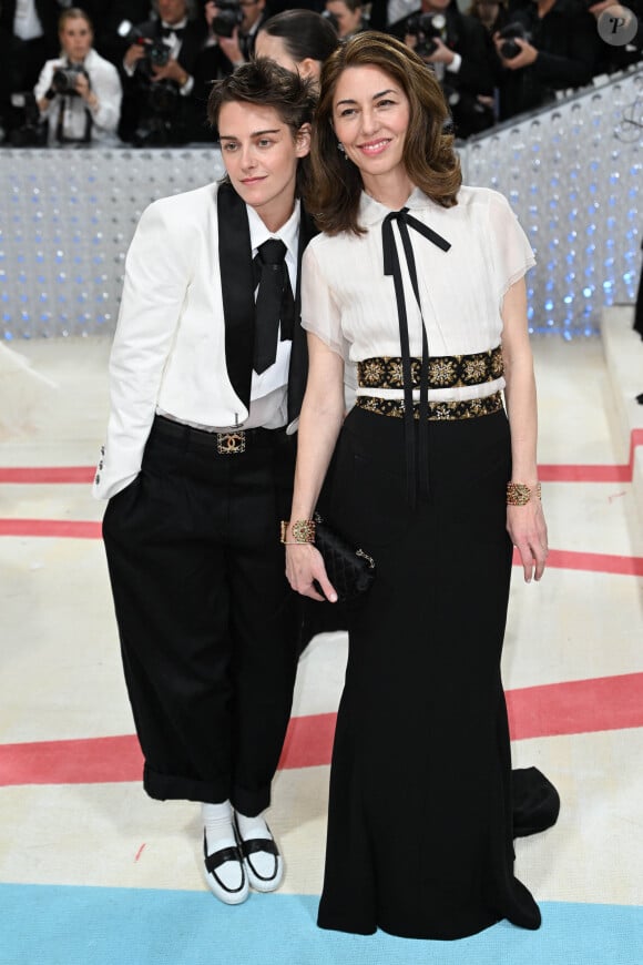 Kristen Stewart et Sofia Coppola - Les célébrités arrivent à la soirée du "MET Gala 2023" à New York, le 1er mai 2023. <br /><br />
