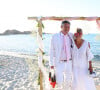 Et n'a jamais souhaité exposer publiquement sa vie
Exclusif - Soirée du mariage de Christine Bravo et Stéphane Bachot sur la plage du restaurant Marinella à l'Ile Rousse en Corse le 11 Juin 2022 © Dominique Jacovides / Bestimage