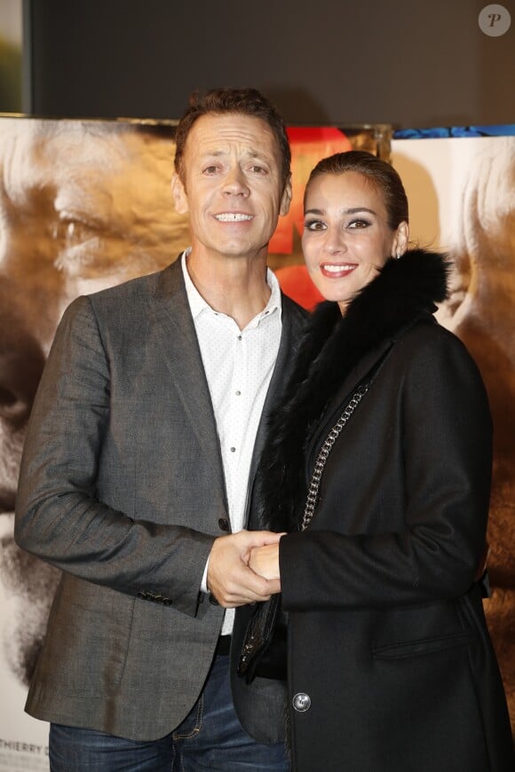 Rocco Siffredi et sa femme Rosa Caracciolo (Rozsa Tassi) à l'avant-première du film "Rocco" au cinéma UGC des Halles à Paris, France, le 22 novembre 2016.