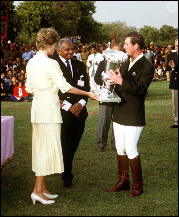 Le prince Charles et la princesse Diana en visite en Inde en 1992. 