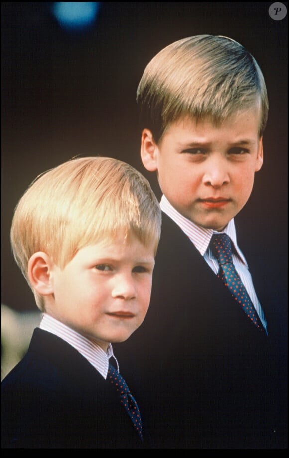 Mais à l'époque, le prince Harry avait 8 ans et avait été très choqué ! 
Les princes Harry et William en 1992.