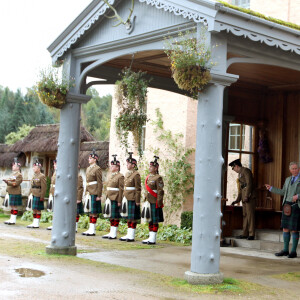 Charles et Camilla dans leur maison de Birkhall, en Ecosse @ Abaca