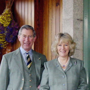 Charles et Camilla dans leur maison de Birkhall, en Ecosse @ Abaca