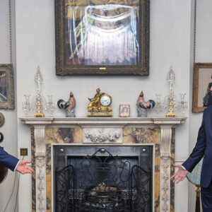 Le prince Charles, prince de Galles, reçoit le Premier ministre d'Irak Moustafa al-Kazimi à Clarence House à Londres, le 22 octobre 2020. 
