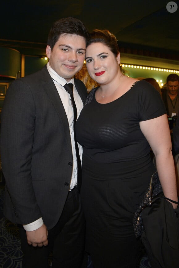 Enzo Gaccio et sa soeur Charlotte Gaccio - Soirée de la 28ème Nuit des Molières au théâtre des Folies Bergère à Paris. Le 23 mai 2016 © Coadic Guirec / Bestimage