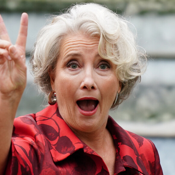 Emma Thompson arrive à la cérémonie de couronnement du roi d'Angleterre à l'abbaye de Westminster de Londres, Royaume-Uni, le 6 mai 2023. © Agence / Bestimage