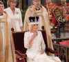 Et si la cérémonie s'est étalée sur 2 heures, c'est vers la fin que le monarque de 74 ans a finalement été couronné.
Camilla Parker Bowles, reine consort d'Angleterre - Les invités à la cérémonie de couronnement du roi d'Angleterre à l'abbaye de Westminster de Londres, Royaume Uni, le 6 mai 2023.