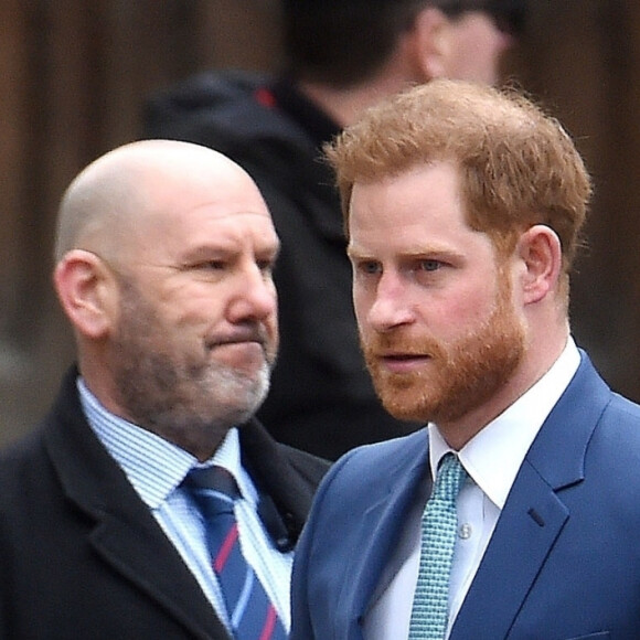 Le prince Harry, duc de Sussex, et Meghan Markle, duchesse de Sussex - La famille royale d'Angleterre à son arrivée à la cérémonie du Commonwealth en l'abbaye de Westminster à Londres. Le 9 mars 2020