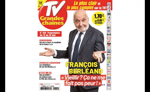 Mischa Azanavour se confie sur ce qui le différencie de son père, Charles Aznavour dans le numéro n°499 de TV Grandes Chaînes. © TV Grandes Chaînes