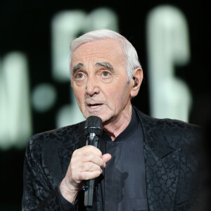 Exclusif - Charles Aznavour - Enregistrement de l'emission "Hier Encore" N°2 a l'Olympia a Paris, qui sera diffusee le 2 mars. Le 10 janvier 2013