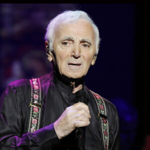 Charles Aznavour à l'Olympia de Paris, le 28 septembre 2011. © Agence / Bestimage