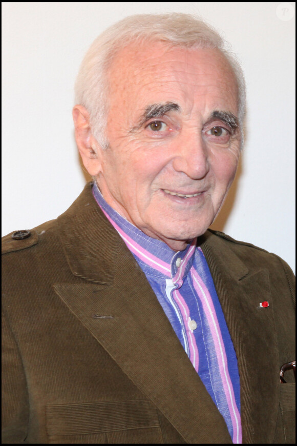 Charles Aznavour à l'Olympia de Paris, le 28 septembre 2011. © Agence / Bestimage