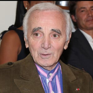 Charles Aznavour à l'Olympia de Paris dans le cadre de son concert "En toute intimité", le 28 septembre 2011. © Agence / Bestimage
