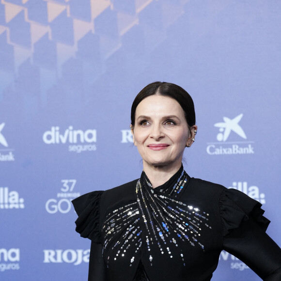 Juliette Binoche au photocall de la 37ème édition de la cérémonie des Goya, organisée par l'Academia de las artes y las ciencias cinematográficas de España, au FIBES centre de conférences et d'expositions de Séville, Espagne, le 11 février 2023. © Jack Abuin/Zuma Press/Bestimage 