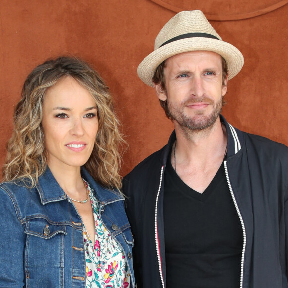 Elodie Fontan et son compagnon Philippe Lacheau au village (Jour 7) lors des Internationaux de France de Tennis de Roland Garros 2022 à Paris, France, le 28 mai 2022. © Bertrand Rindoff/Bestimage  Celebs attending at the village (Day 7) during the French Open Tennis Roland Garros 2022 in Paris, France, on May 28, 2022. 