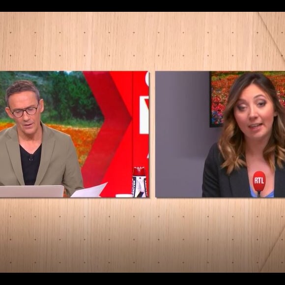 "Il n'y a pas de litige, on se tient au courant par mail", a-t-elle précisé.
Et le présentateur a interrogé Céline Collonge sur un message qu'elle a reçu