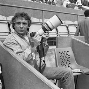 Michel Sardou et Mireille Darc au tournoi de Rolland-Garros.