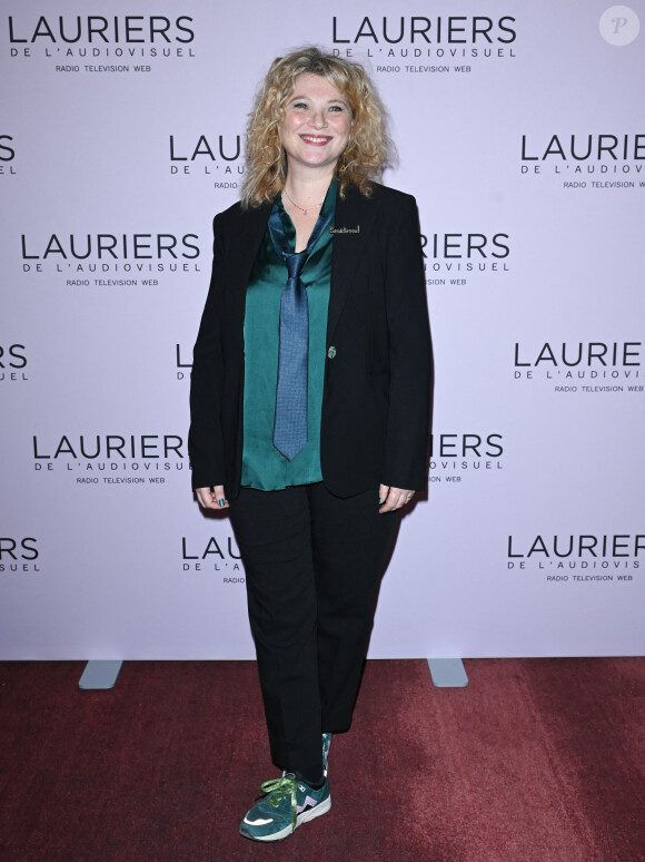 Cécile Bois - 28ème cérémonie des Lauriers de l'Audiovisuel au théâtre Marigny à Paris le 20 février 2023. © Coadic Guirec/Bestimage