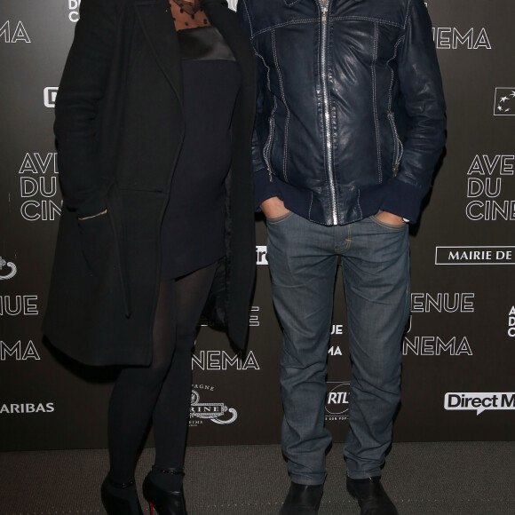 Virginie Efira enceinte et Mabrouk El Mechri - Premiere de Mobius a l'UGC Normandie a Paris le 12 fevrier 2013. 