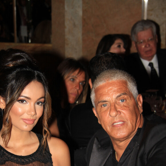 Samy Naceri et sa compagne Sofia Athéna à la soirée de gala au profit de l'association "Children For Peace" dans les Salons Hoche et Exposition de la collection Schneider à Paris le 13 mai 2023. © Philippe Baldini/Bestimage