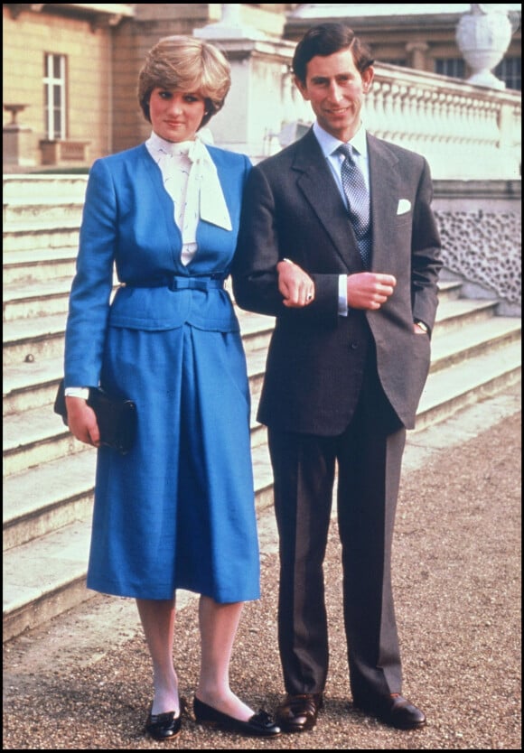 Charles et Diana lors de leurs fiançailles en 1981