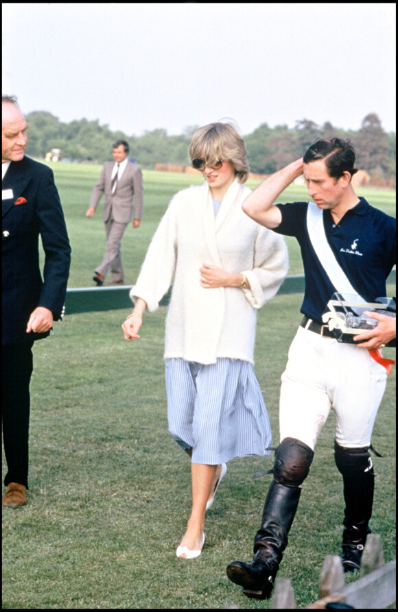 Diana et Charles III à un match de polo