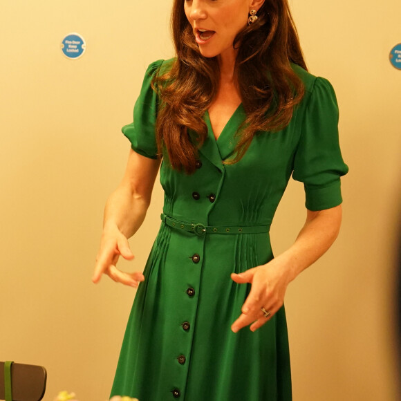 Catherine (Kate) Middleton, princesse de Galles,visite le Centre Anna Freud, un centre de recherche, de formation et de traitement sur la santé mentale des enfants à Londres, Royaume Uni, le 18 mai 2023. 