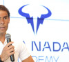 L'Espagnol, vainqueur à 14 reprises du tournoi parisien a dû déclarer forfait en raison de problèmes physiques
Le joueur de tennis Rafael Nadal confirme qu'il ne participera pas à Roland Garros lors d'une conférence de presse à l'académie Rafa Nadal par Movistar à Manacor, Majorque (Îles Baléares), Espagne, le 18 mai 2023.